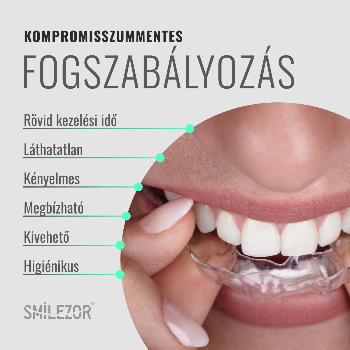 Láthatatlan fogszabályozás
